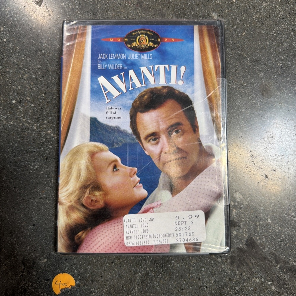 Avanti! DVD 1972 Jack Lemmon Juliet Mills Widescreen BRAND NEW Sealed